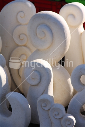 Maori Symbols carved out of Stone