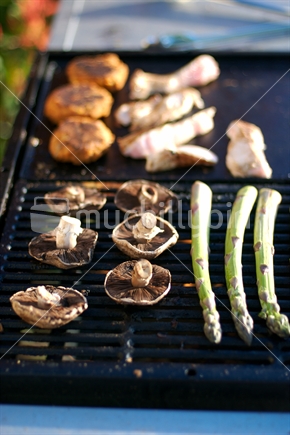 Vegetables on the barbeque

