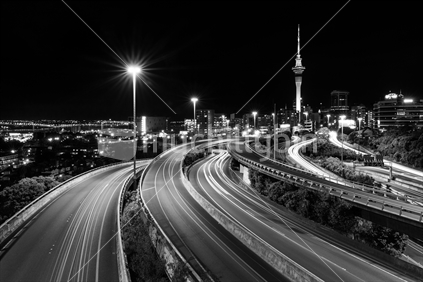 Auckland Sky Tower and Spaghetti Junction