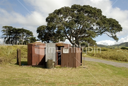Toilet at Woolleys Bay, Matapouri, Northland