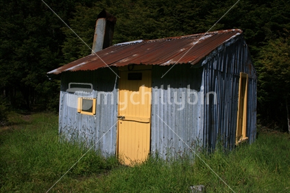 Corrigated iron shed