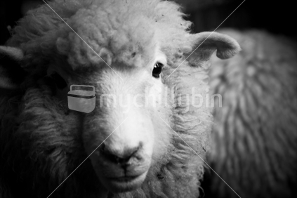 Close up of a sheep - Borderdale