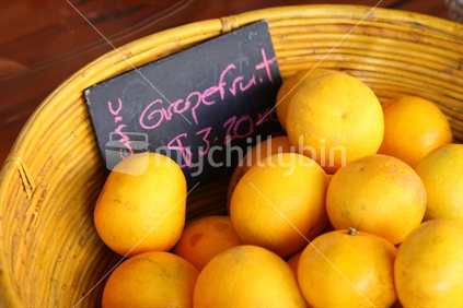 Organic grapefruit