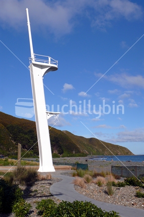 The Wahine shipwreck memorial, Eastbourne, Wellington, New Zealand.