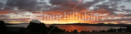 Beautiful light over Lake Taupo