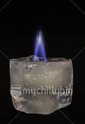 Burning ice