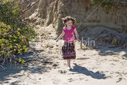 Running on the sand