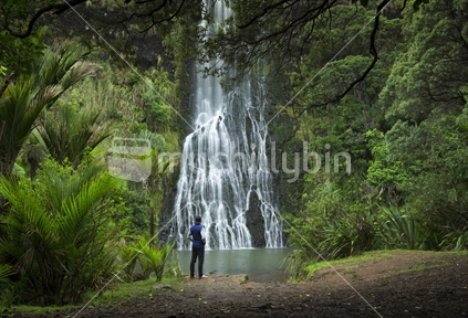 Karekare waterfall West Auckland