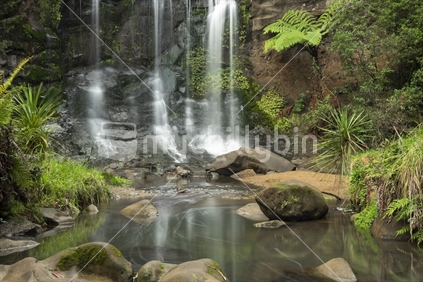 Mokoroa Waterfall in Auckland