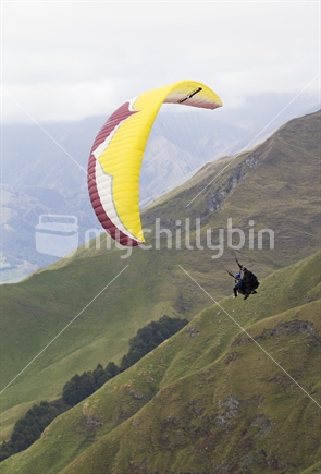 Paragliding over Wanaka