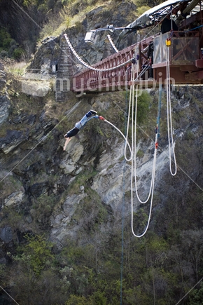 Bungy jumping in Queenstown