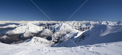 Porters ski field looking towards the west coast