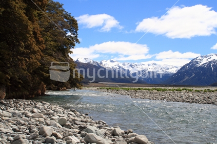 Waimakariri River, alpine region