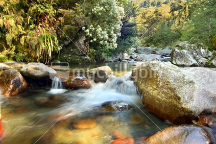 A tranquil scene, Mount Somers track, Canterbury, New Zealand
