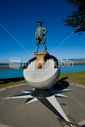 Captain Cook Statue, Gisborne, New Zealand