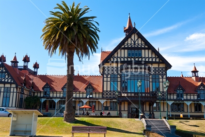 Historic Bath House, Government Gardens, Rotorua, New Zealand.