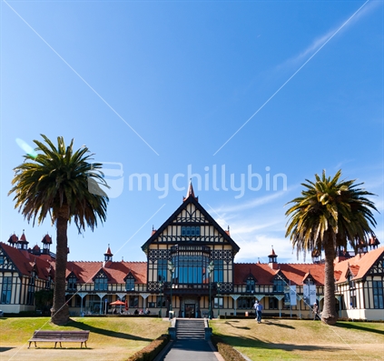 Historic Bath House, Government Gardens, Rotorua, New Zealand