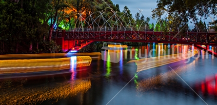 Poets Bridge, Festival of Lights, Pukekura Park, New Plymouth 03