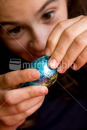 Opening an Easter Egg