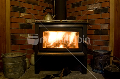 Woodburner fireplace