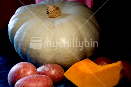 Pumpkin and potatoes