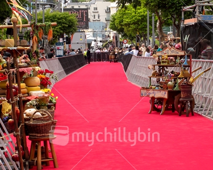 Red carpet laid in Wellington for the premiere of the Hobbit