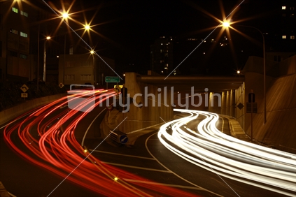 Karo Drive Bypass at night.