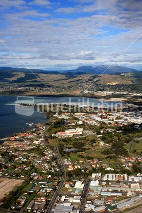 Rotorua from the air 