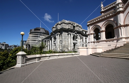 New Zealand's House of Parliament and the offices of politicians, The Beehive 