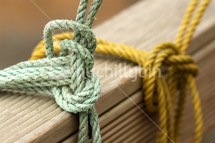 Closeup of ropes 