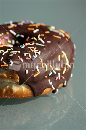 Donut with sprinkles on top 