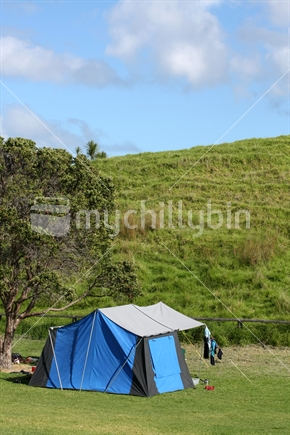 Camping in Tawharanui, Northland
