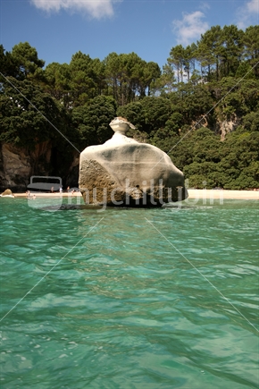 Cathedral Cove area (from a boat), Coromandel, North Island, New Zealand
