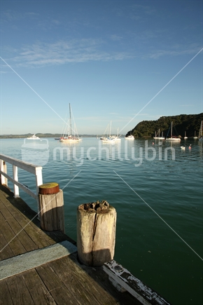 Russell wharf, Bay of Islands, Northland
