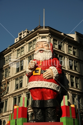 Santa Claus in Queen Street, Auckland