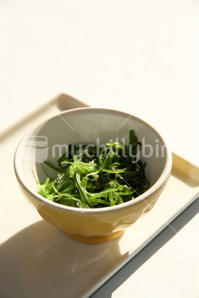 Seaweed salad, served in Auckland.