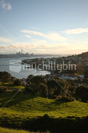 View of Auckland city from North Head