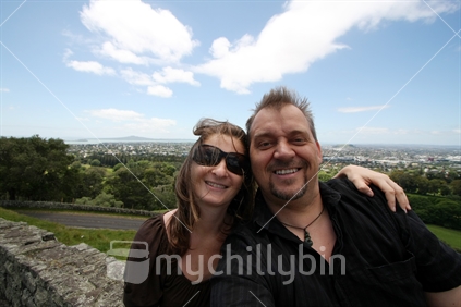 on top of One Tree Hill, Auckland, North Island