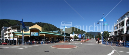 Picton township, main road, South Island