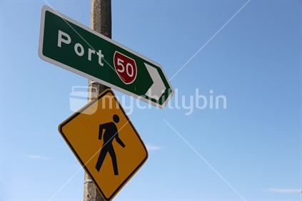 Port sign II
