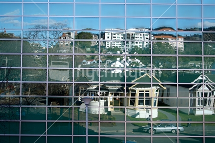 Window reflection at University of Otago
