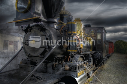 The Old Steam Train at Oamaru (HDR)