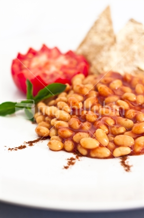 Gourmet Baked Beans with Tomato & Toast
