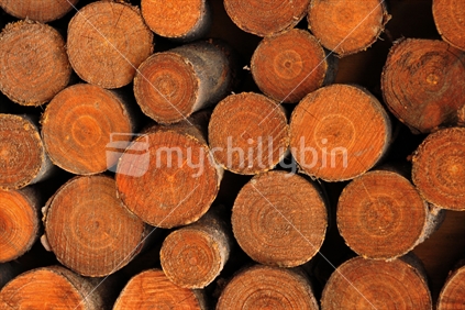 stack of logs for firewood