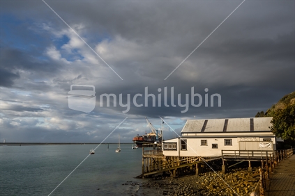 Boathouse at Port Nelson at Dusk