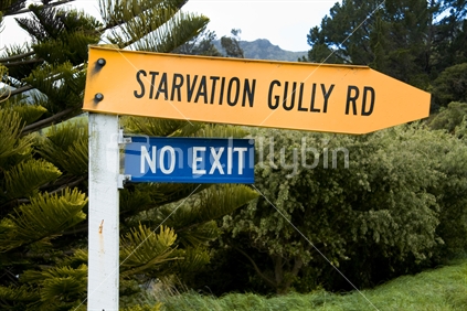 There's no exit from Starvation Gully?
