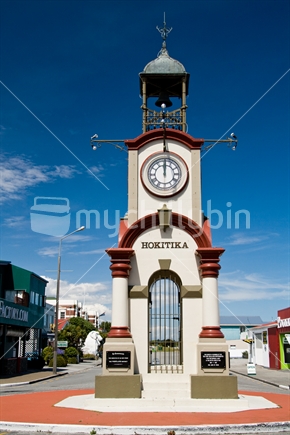 Clock tower, Hokitika, New Zealand
