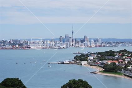 Auckland city from North Head