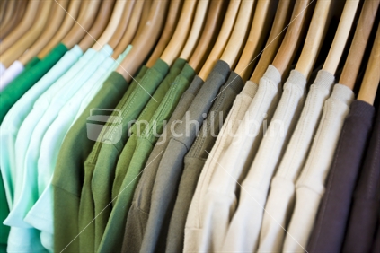 coloured T shirts