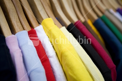 Coloured t shirts
